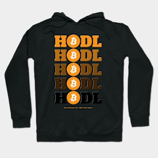 HODL 5 Stack Tower Bitcoin Logo Hoodie
